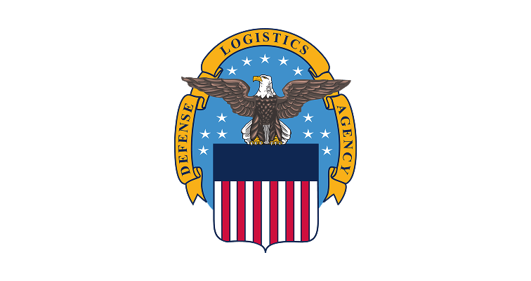 Defense Logistics Agency official seal featuring a bald eagle, stars, and a red-and-white striped shield.