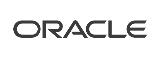 Oracle corporate logo in dark gray text on a white background.