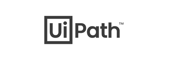 UiPath logo featuring "Ui" enclosed in a square beside "Path" in dark gray text with a trademark symbol.